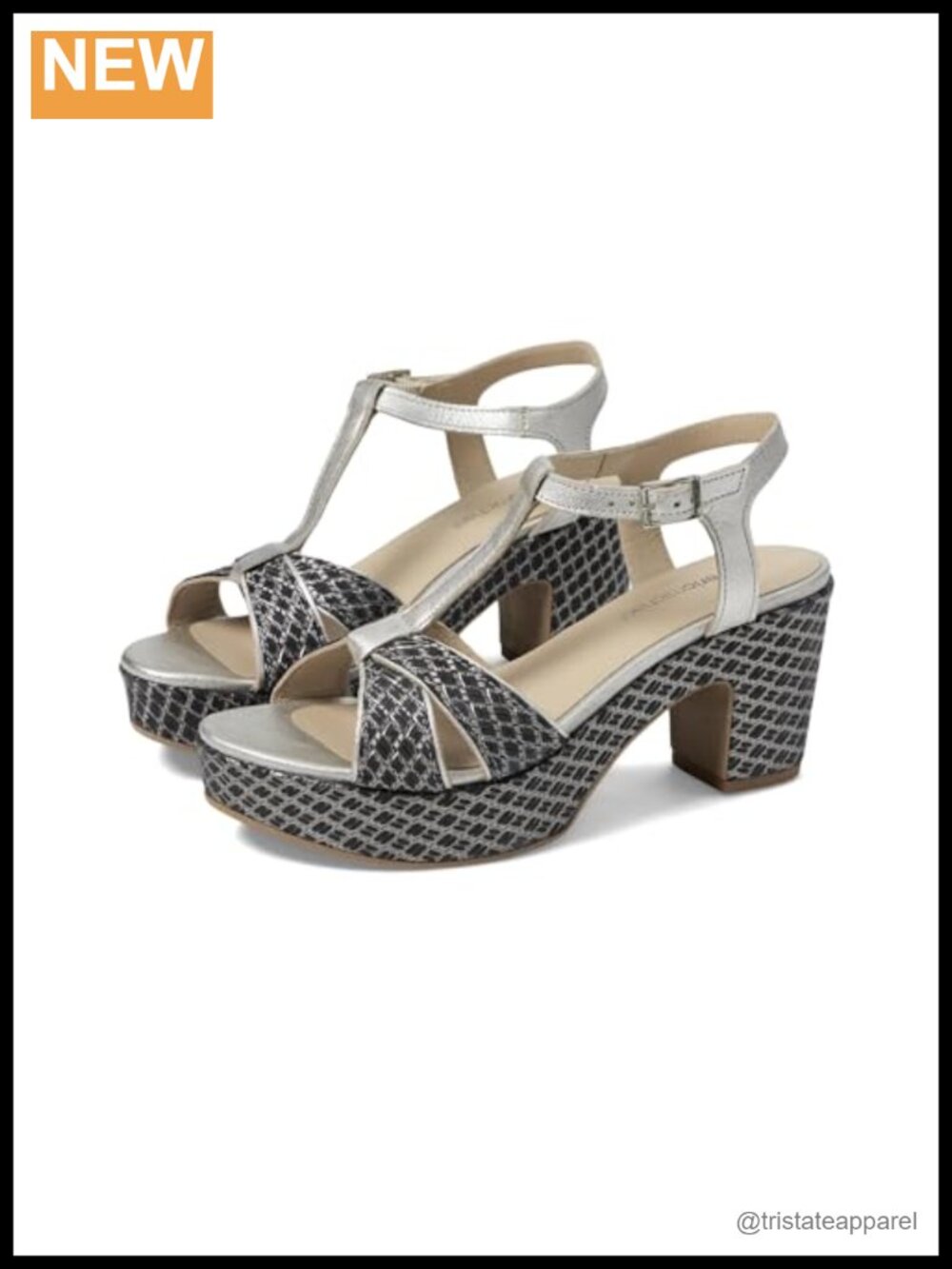 Valencia Leather Heeled Sandal with Ankle Strap Buckle and Block Heel